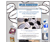 Tablet Screenshot of ithrewup.com